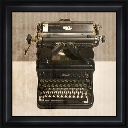 Framed Typewriter 02 Royal Print