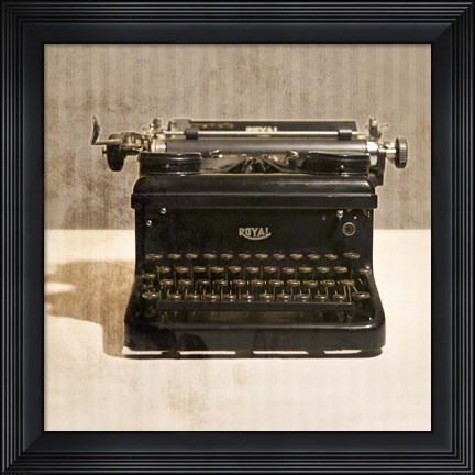 Framed Typewriter 03 Royal Print