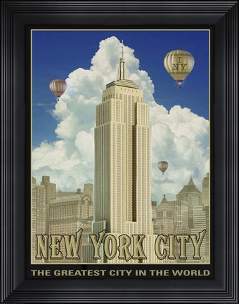 Framed New York Day Print