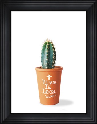 Framed Cactus Cray Cray Print