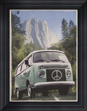 Framed Vans Across America: Peace Print