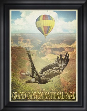 Framed Canyon Rim Print