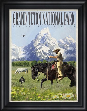 Framed Grand Teton Print