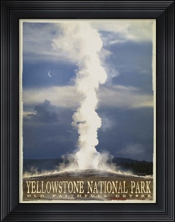 Framed Old Faithful Print