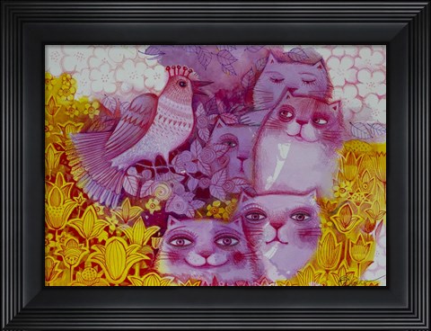 Framed Pink Morning Print