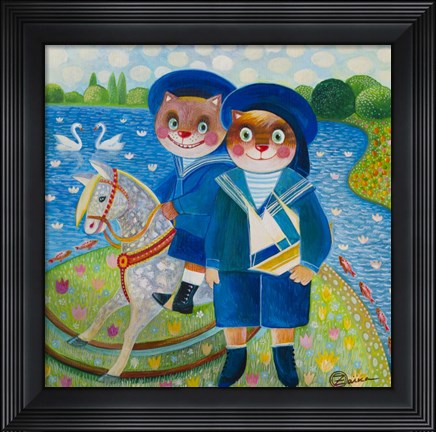 Framed Sailors Print