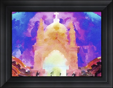 Framed Acapulco Cathedral Print