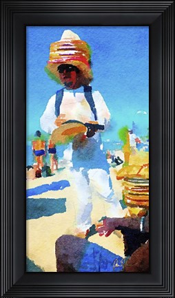 Framed Hat Man Print