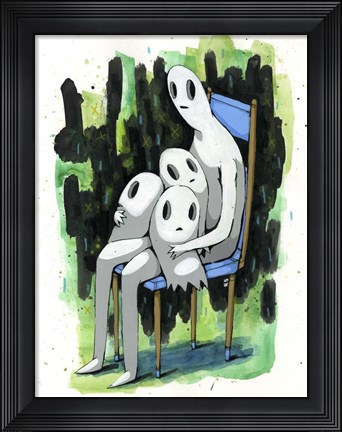 Framed Ghost Kids Print