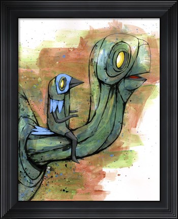 Framed Slow Ride Print