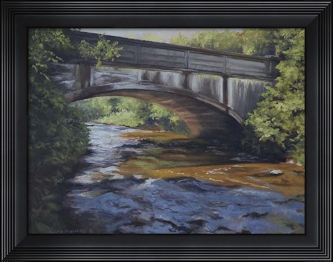 Framed Ocqueoc Bridge Print