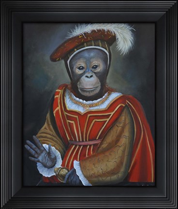 Framed Royal Wave Print