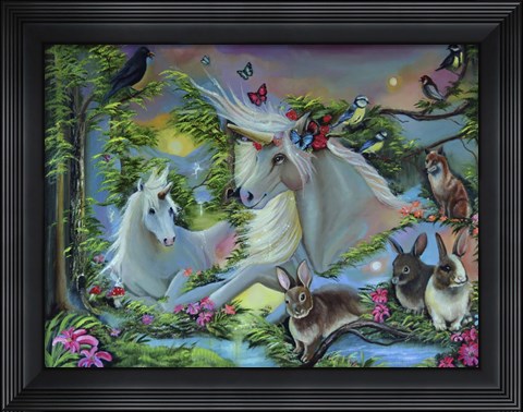 Framed Morning Has Broken Print