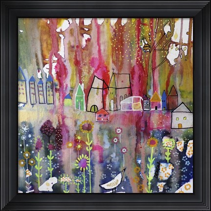 Framed L&#39;horizon Pose Print