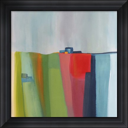 Framed Le Bonheur est Ici Print