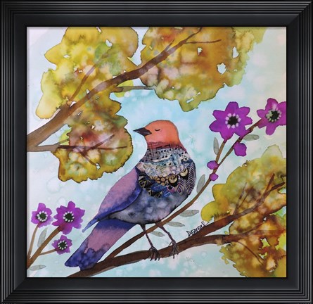 Framed Le Chant Du Coeur Print