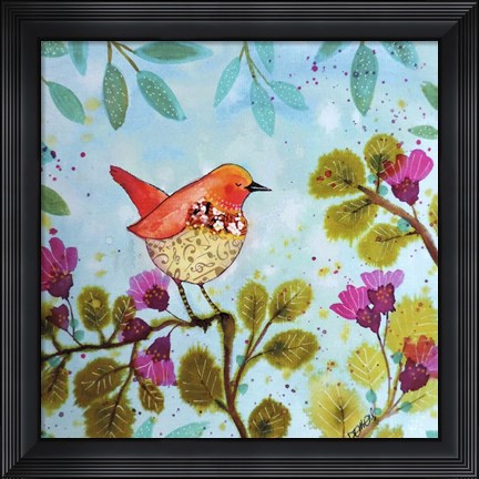 Framed Le Son Coeur Print