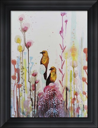 Framed Les Explorateurs Print