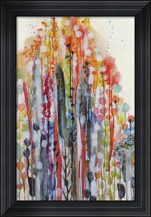 Framed Petit Jardin 1 Print