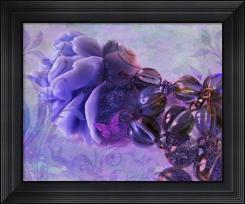 Framed Sunset Rose Print