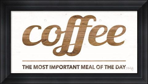 Framed Coffee Print