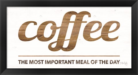 Framed Coffee Print