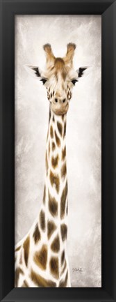 Framed Geri the Giraffe Print