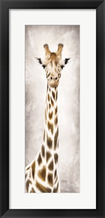 Framed Geri the Giraffe Print