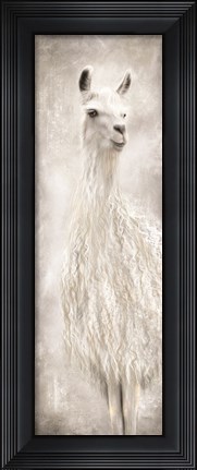 Framed Lulu the Llama Print