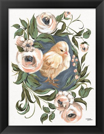 Framed Vintage Frame Chick Print