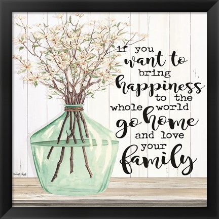 Framed Spring - Love Your Family Print