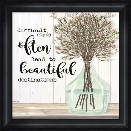 Framed Summer - Beautiful Destinations Print