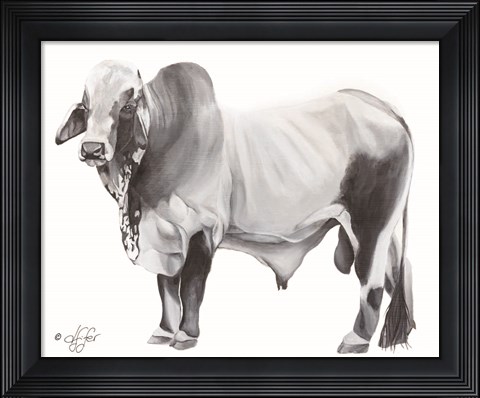 Framed Hey Big Grey Print