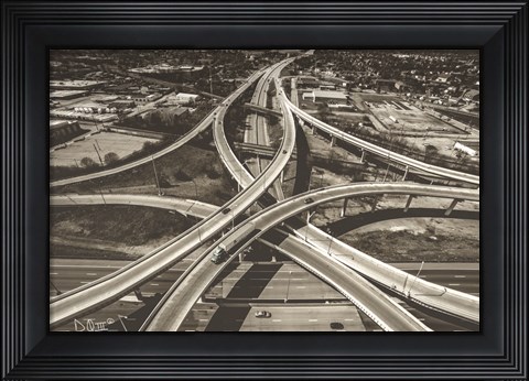 Framed Highway Crossing Print