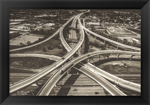 Framed Highway Crossing Print