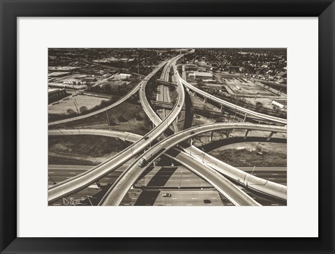 Framed Highway Crossing Print