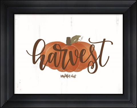 Framed Harvest Pumpkin Print