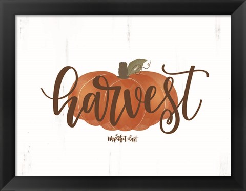 Framed Harvest Pumpkin Print