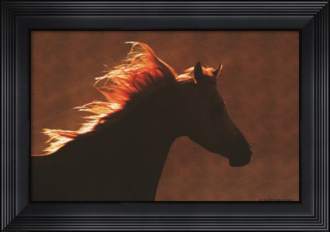 Framed Golden Angel Print