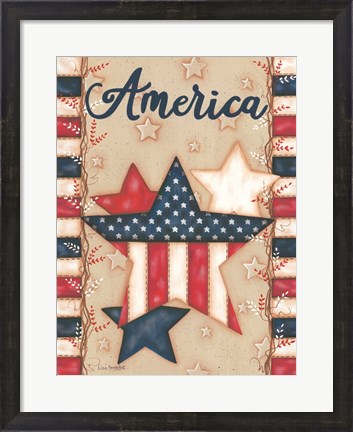 Framed America Print