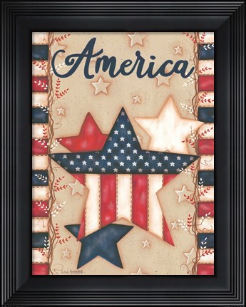 Framed America Print