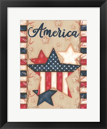 Framed America Print