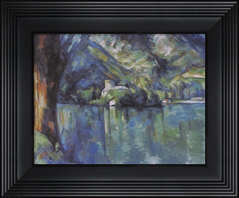 Framed Annecy Lake, 1896 Print