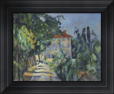 Framed Maison Au Toit Rouge Print