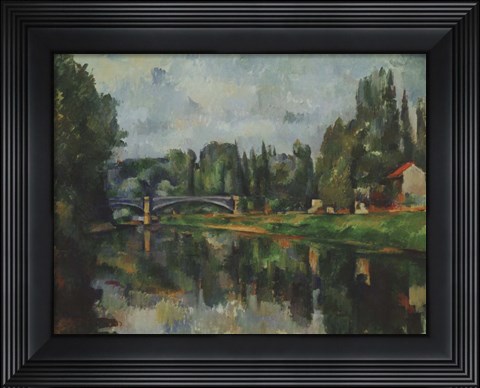 Framed Bridge Over Ther Marne at Creteil Print