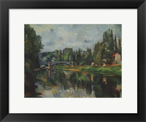 Framed Bridge Over Ther Marne at Creteil Print