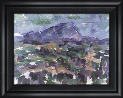Framed Montagne Sainte-Victoire, 1904-06 Print