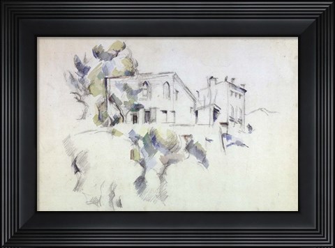 Framed View of the Chateau Noir Print