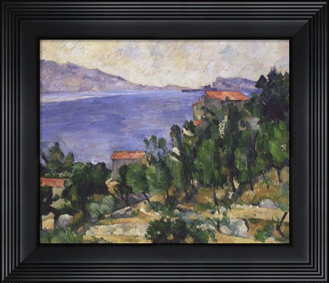 Framed View of Mount Mareseilleveyre and the Isle of Maire Print