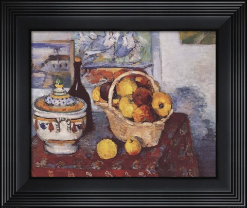 Framed Still Life with Soup Tureen Print